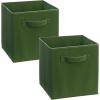 ClosetMaid 5879 Cubeicals Fabric Drawer, Light Blue(Dark Green)