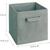 ClosetMaid 5879 Cubeicals Fabric Drawer, Light Blue(Gray)