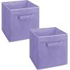 ClosetMaid 5879 Cubeicals Fabric Drawer, Light Blue(Light Purple)