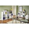 ClosetMaid 6 Cube Storage Shelf Organizer Bookshelf with Back Panel, Easy Assembly, Wood, White Finish(White)