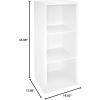 ClosetMaid 6 Cube Storage Shelf Organizer Bookshelf with Back Panel, Easy Assembly, Wood, White Finish(White)