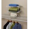 ClosetMaid 71082 18-Inch Wide Stacking Shelf for Wire Shelving, White