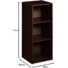 ClosetMaid 8987 Stackable 3-Shelf Organizer, White(Espresso)