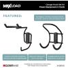 ClosetMaid MaxLoad 2-Pack Garage Hooks & Hangers Wall Mount Heavy Duty Storage for Cords, Hoses, Power Equipment, Black(2 Pack)