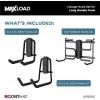 ClosetMaid MaxLoad 2-Pack Garage Hooks & Hangers Wall Mount Heavy Duty Storage for Cords, Hoses, Power Equipment, Black(3 Pack)