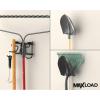 ClosetMaid MaxLoad 2-Pack Garage Hooks & Hangers Wall Mount Heavy Duty Storage for Cords, Hoses, Power Equipment, Black(3 Pack)