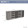 ClosetMaid Modular Storage 106.97-inch W 8-Drawer 18-Shelf Entertainment System with Doors, White(Smoky Taupe)