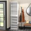 ClosetMaid Modular Storage 21.38-inch W 7-Shelf Wood Closet System with Shoe Storage, White(White)