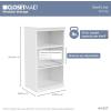ClosetMaid Modular Storage 68.76-78.78-inch W 4-Drawer 19-Shelf Wood Closet System with Doors, White(White)