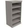 ClosetMaid Modular Storage Angled Shelves, Wood Closet Organizer Adjustable, Stacking, Full Backer, Decorative Trim, White, Shoe Shelf Unit(Taupe)