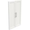 ClosetMaid Modular Storage Pair Set, Wood Closet Organizer, Shaker Style, Add On Accessory for Shelf Units, White, Solid 2-Door Kit(Taupe)