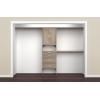 ClosetMaid SuiteSymphony Closet Organizer with Shelves, 2 Doors, 4 Drawers, 25-Inch-Natural Gray