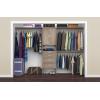 ClosetMaid SuiteSymphony Closet Organizer with Shelves, 2 Doors, 4 Drawers, 25-Inch-Natural Gray