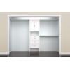 ClosetMaid SuiteSymphony Closet Organizer with Shelves, 2 Doors, 4 Drawers, 25-Inch-Pure White