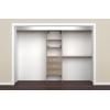 ClosetMaid SuiteSymphony Closet Organizer with Shelves and 3 Drawers, 25-Inch-Natural Gray