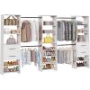 ClosetMaid SuiteSymphony Deluxe Tower Combo Kit with (3) 25-Inch Towers, (3) Hang Rods (Per Tower), (4) Drawers (on 2-Towers), and (8) Shoe Shelves (2) On 2-Towers & (4) On 1-Tower