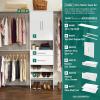 ClosetMaid SuiteSymphony Wood Closet Drawer, Add On Accessory, Modern Style, For Storage, Closet, Clothes, 25” x 10” Size for 25 in. Units, Pure White/Satin Nickel(Pure White)