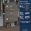 ClosetMaid SuiteSymphony Wood Drawer, Add On Accessory Shaker Style, for Storage, Closet, Clothes, 25″ X 10″, Pure White(Graphite Grey)