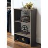 ClosetMaid SuiteSymphony Wood Shelf Unit, 2 Shelves, Adjustable, For Storage, Closet, Clothes, Shoes, Décor, TV, Books, Natural Gray(Graphite Grey)