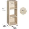 Closetmaid Decorative Home Stackable 6 Cube Cubeicals Organizer Storage Bookcase, with Hardware for Office, Home and Closet, White(Birch)