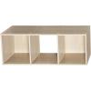 Closetmaid Decorative Home Stackable 6 Cube Cubeicals Organizer Storage Bookcase, with Hardware for Office, Home and Closet, White(Birch)