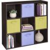 Closetmaid Decorative Home Stackable 6 Cube Cubeicals Organizer Storage Bookcase, with Hardware for Office, Home and Closet, White(Chocolate Finish)