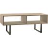 ClosetMaid 1311 Rectangular Wood Coffee Table with Storage Shelves, Natural(Grey)