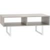 ClosetMaid 1311 Rectangular Wood Coffee Table with Storage Shelves, Natural(Taupe)