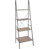 ClosetMaid 1312 4-Tier Wood Ladder Shelf Bookcase, Natural(Grey)