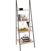 ClosetMaid 1312 4-Tier Wood Ladder Shelf Bookcase, Natural(Natural)