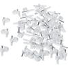 ClosetMaid 1770 Back Wall Clips for Drywall, 48 Pack, 48-Pack, White(48-Pack)