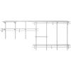 ClosetMaid 2087 ShelfTrack 2ft. to 4ft. Adjustable Closet Organizer Kit, White(7 ft to 10 ft)