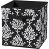 ClosetMaid 3253 Cubeicals Fabric Drawer, Iron Gate Natural(Black Damask)