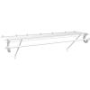 ClosetMaid 5632 Super Slide Ventilated Shelf Kit With Closet Rod, 6′ by 12″, White(4 ft x 12 in)