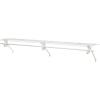 ClosetMaid 5632 Super Slide Ventilated Shelf Kit With Closet Rod, 6′ by 12″, White(6 ft x 12 in)