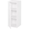 ClosetMaid 8991 Stackable 1-Door Organizer, Espresso(White)