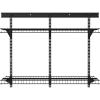 ClosetMaid MaxLoad Heavy Duty Wall Shelf Kit for Garage, 6 – 10 Ft., Adjustable ShelfTrack Wire Shelving, Black Finish(2 shelves)