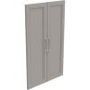 ClosetMaid Modular Storage Pair Set, Wood Closet Organizer, Shaker Style, Add On Accessory for Shelf Units, White, Solid 2-Door Kit(Taupe)