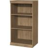 ClosetMaid Modular Storage Shelf Unit with 3 Shelves, Wood Closet Organizer Adjustable, Stacking, Full Backer, Decorative Trim, White, 40.29 H x 21.39 in. W x 15.91 in. D(Sand)