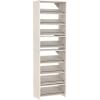 ClosetMaid SuiteSymphony 25-Inch Shoe Shelf Tower, (2) 4-Shoe Shelf Packs (Creating 8-Shoe Shelves Total), White Timber