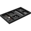 ClosetMaid SuiteSymphony Velvet Jewelry Tray Organizer, Insert for Drawers, For Necklaces, Earrings, Bracelets, Watches, Rings, 21.7 in. W, Plush Black