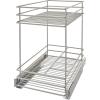 ClosetMaid,Alloy steel 32105 Premium Wide 3-Tier Compact Kitchen Cabinet Pull-Out Basket,12 liters 8.75-Inch(11.5-Inch 2-Tier Pull-Out Basket)