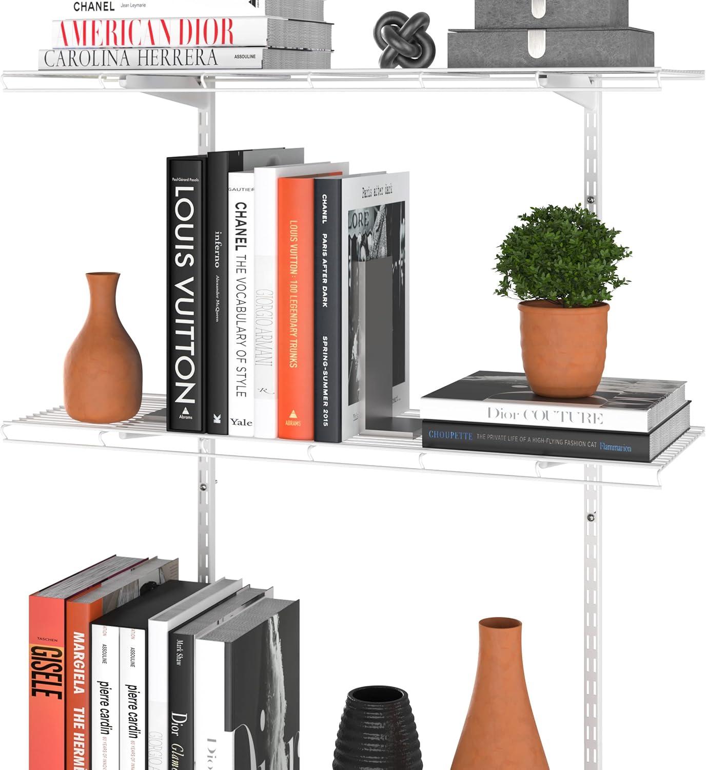 imageClosetMaid 2283 ShelfTrack Book Shelf Kit 36inches White