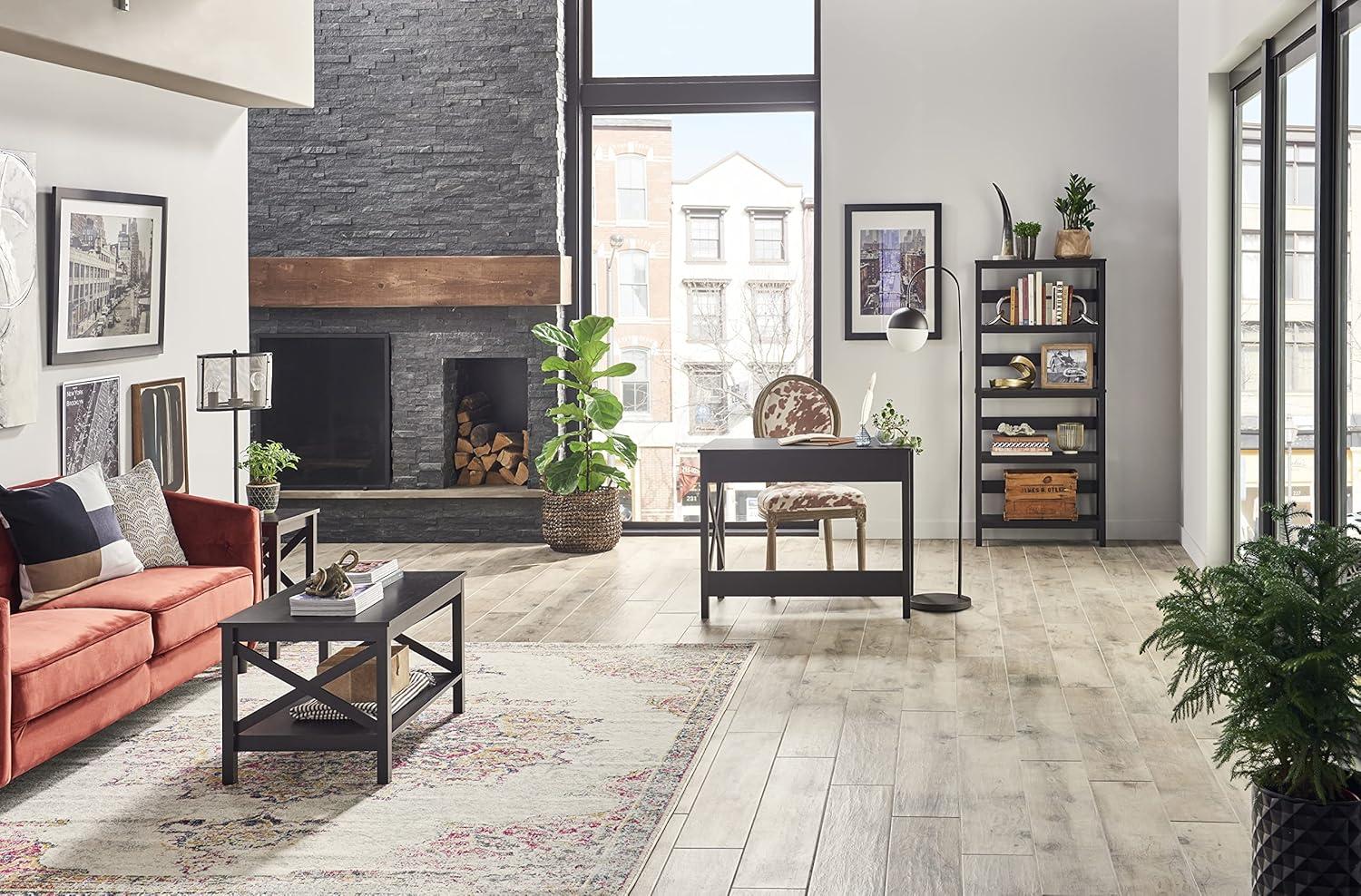 imageClosetMaid 3905 XFrame Design Side or End Table with Shelf Black Walnut WoodBlack Walnut