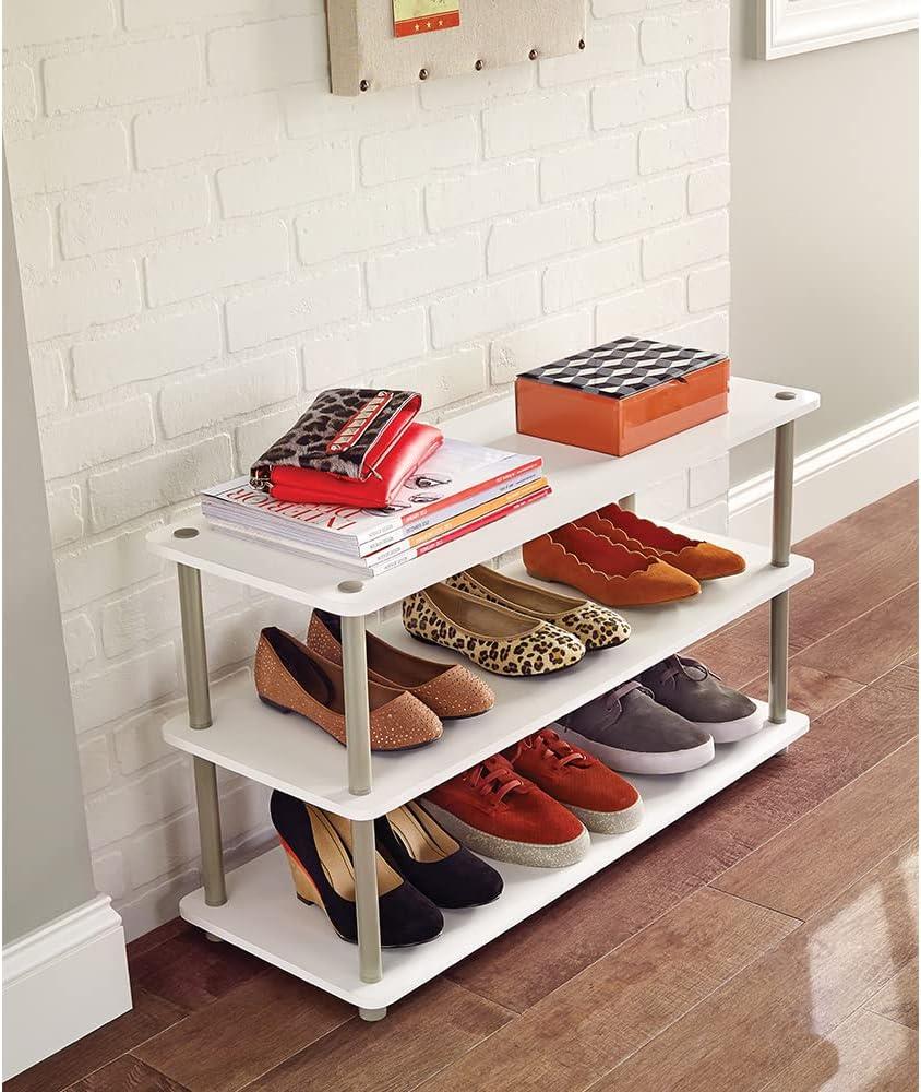 imageClosetMaid 5063 3Tier Shoe Organizer EspressoWhite