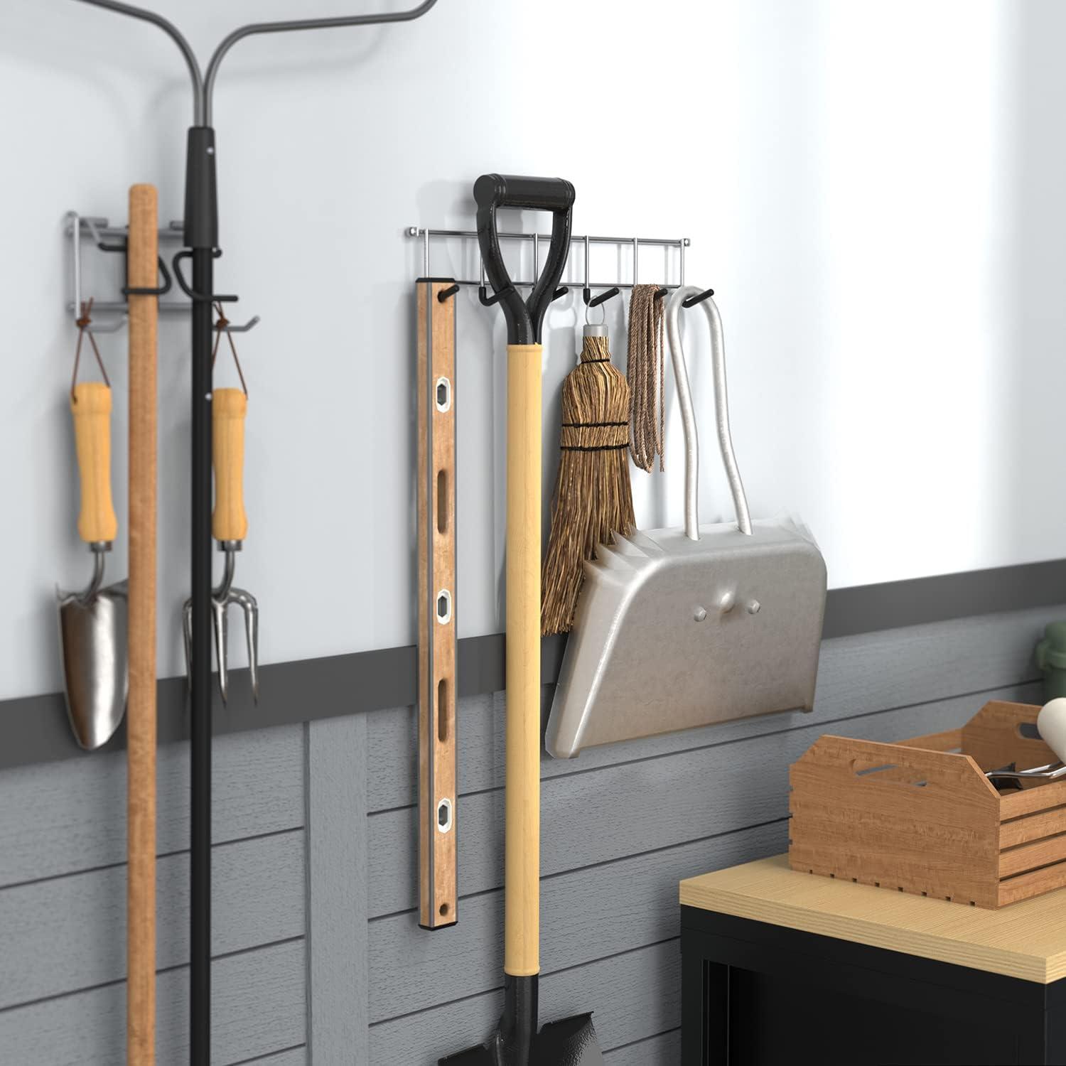 imageClosetMaid Household Hang Up Wall Mounted Hook Rack