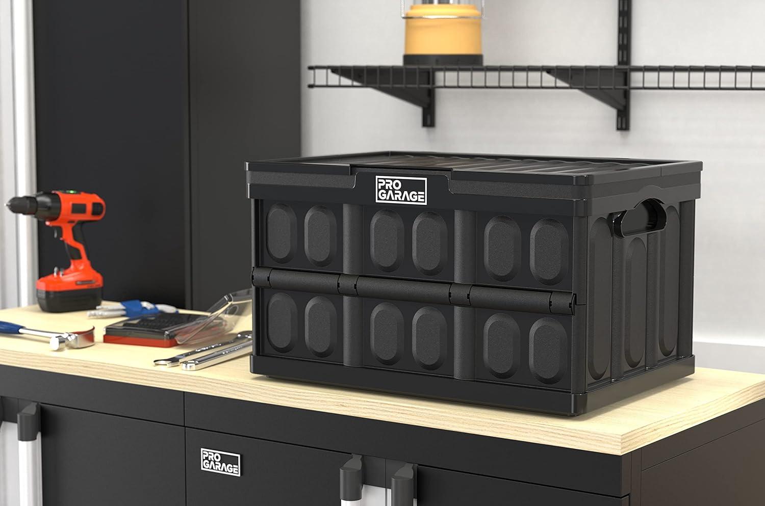 imageClosetMaid ProGarage 10848 12 Quart Utility Storage Tote Container Black