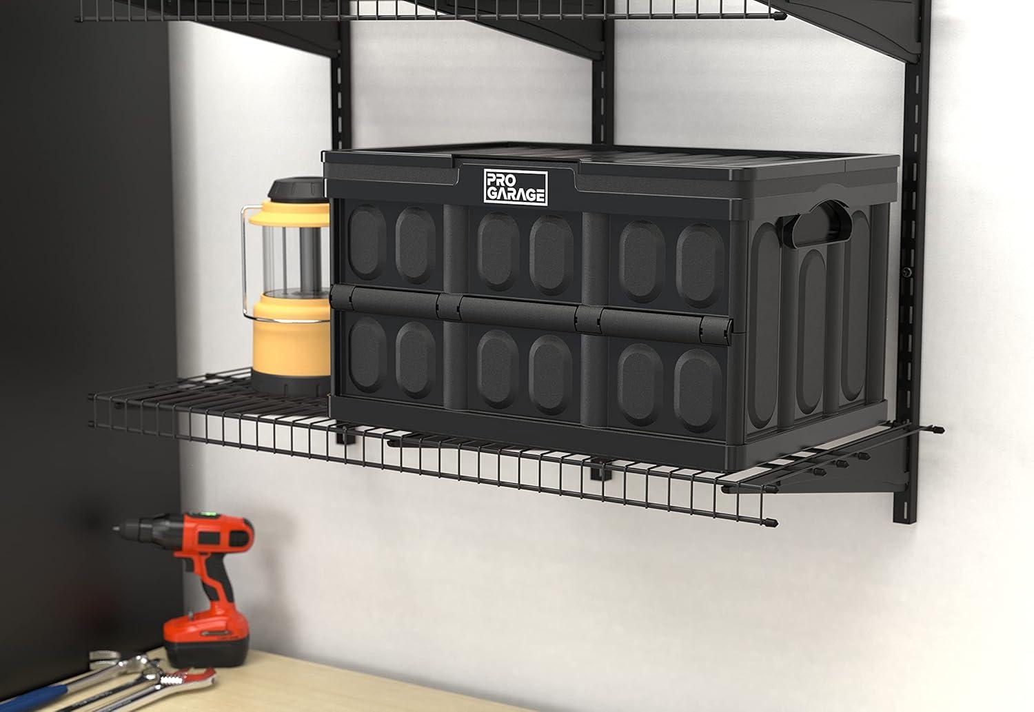 imageClosetMaid ProGarage 10848 12 Quart Utility Storage Tote Container Black