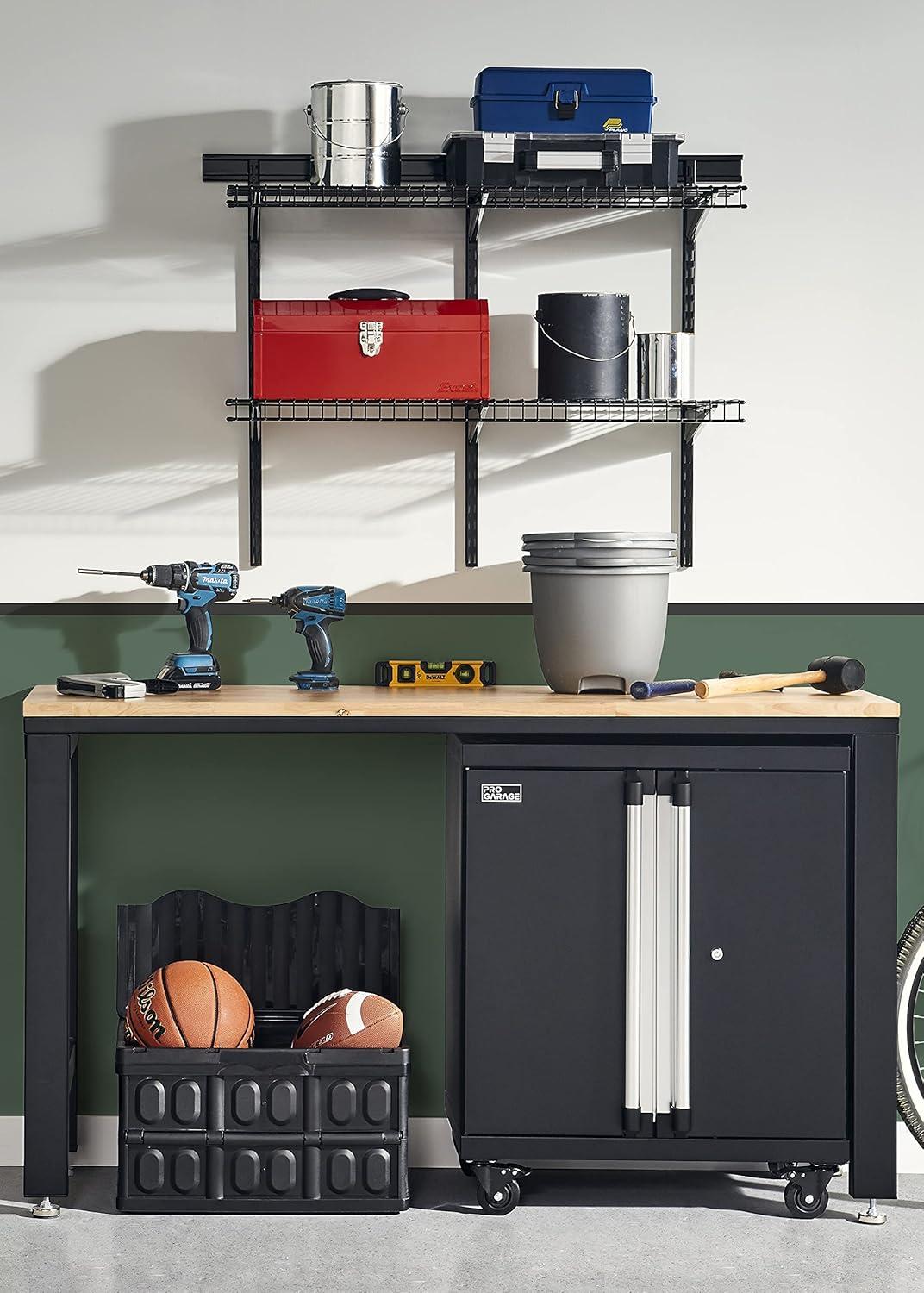 imageClosetMaid ProGarage 10848 12 Quart Utility Storage Tote Container Black