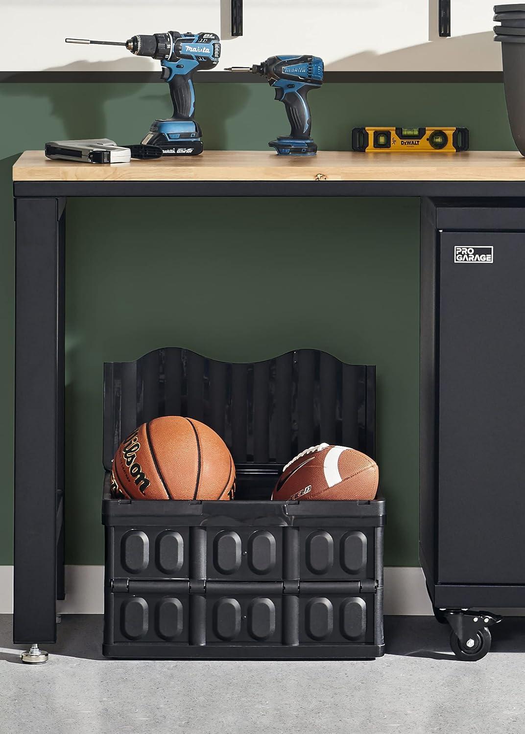 imageClosetMaid ProGarage 10848 12 Quart Utility Storage Tote Container Black